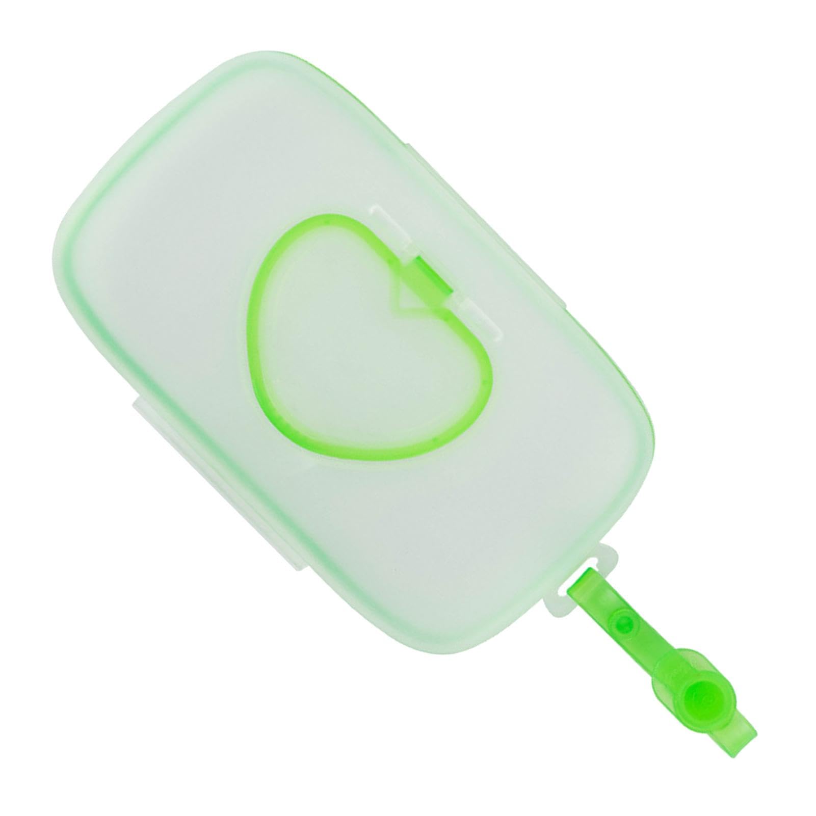 Monozoz Baby Wipes Container,Compact Wet Tissue Dispenser Baby Wipe Holder - Wipe Box Dispenser Reusable Wipes Container with Lid for Home Travel