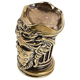 Objet de collection unique : Au-delà de sa fonction pratique, cette statue mythologique en cuivre séduit les amateurs d'art décoratif, idéale pour en photographie ou pièce décorative distinctive dans intérieur soigné