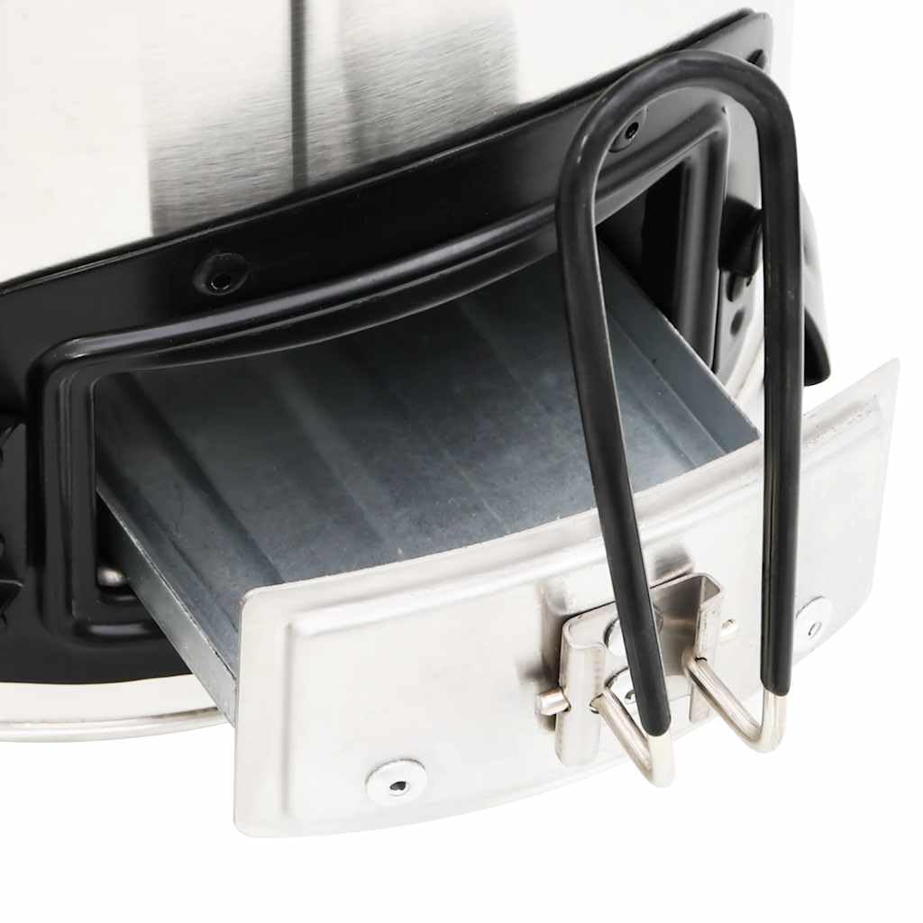 Estufa de leña de camping de acero inoxidable con ventilador USB, 35,5 x 26 x 28 cm, estufa portátil para chimenea, estufa de leña y calefacción de pellets, compacta para jardín, terraza y camping