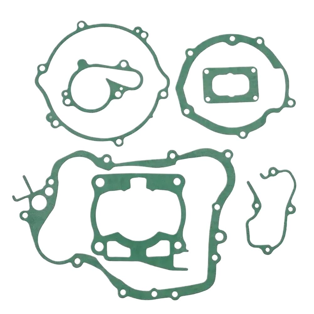 Motorcycle Cylinder Crankcase Cover Gasket Kit Full Set Compatible with YZ125 YZ 125 2001-2004