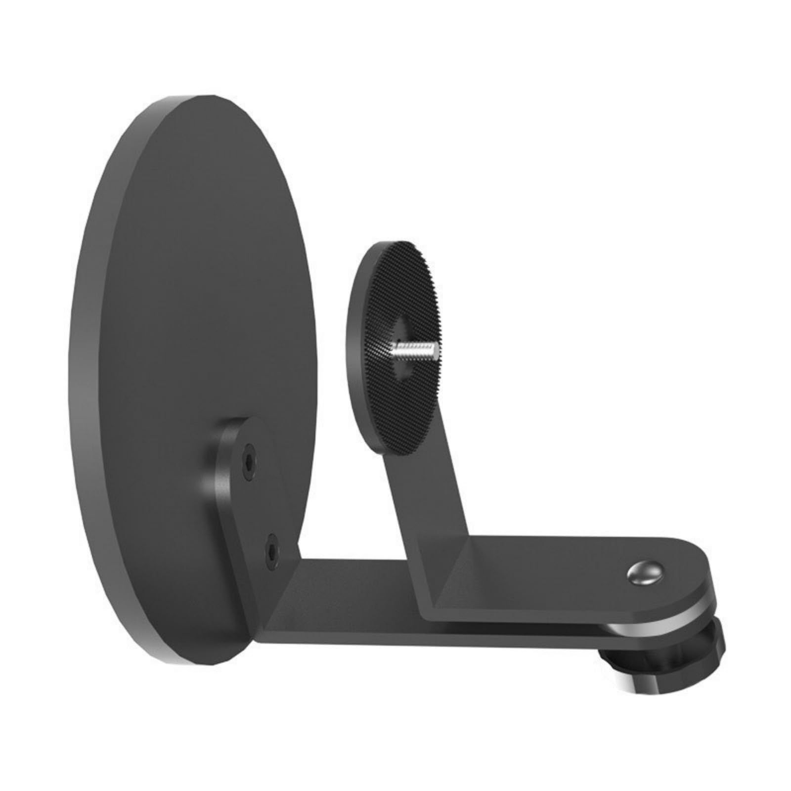 Linvimia Modern Projector Bracket Desktop Projector Stand with Not Drill Installation Full Rotation for Flexible Positioning Drill Slide Holder