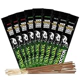 Smoke Odor Eliminator Incense Sticks by Skunk Doctor (45 Pcs) Multi-Purpose Air Freshener That Eliminates All Types of Smoke, Cooking and Pet Odors