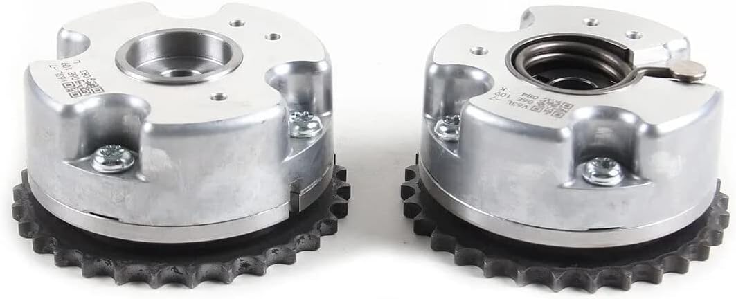 Intake & Exhaust Camshaft Adjuster Kit Replace OE 2x 06E109083L 2x 06E109084K Fits for Touareg 4.2L BAR, for S5 A6 A8/A8L Q7 S4 CAUA BVJ BYH CNDA Engine, with 1 Year Warranty