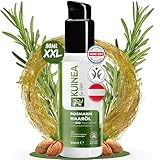 KUINEA® Bio Rosmarinöl für Haare 90 ml – 100% Naturrein & Dermatologisch Getestet – Parabenfrei, Alkoholfrei, Silikonfrei – Fördert Haarwachstum & Glanz – Rosemary Oil for Hair Growth