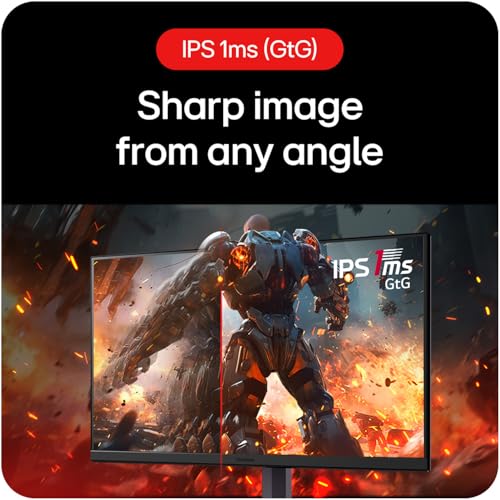 Image of LG 32GS75Q 80cm (32 Inch) Ultragear QHD (2560x1440) IPS Gaming Monitor, 180Hz, 1ms, NVIDIA G-SYNC Compatible, AMD FreeSync, Anti-Glare, HDR10, DP, HDMI X 2, HP Out, Tilt /Height /Pivot Stand, Black