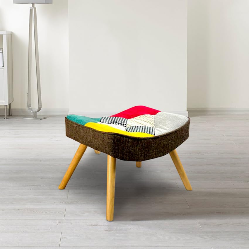 Produce Shop Poggiapiedi Pouf Patchwork Design Moderno Solum
