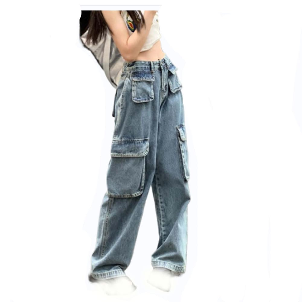 Amazon.co.jp: デニム カーゴパンツ ロングパンツ ジーンズ