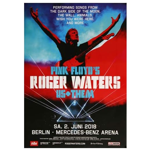 Roger Waters, Berlin, 2018, Original - Concert - Poster - Konzert - Plakat