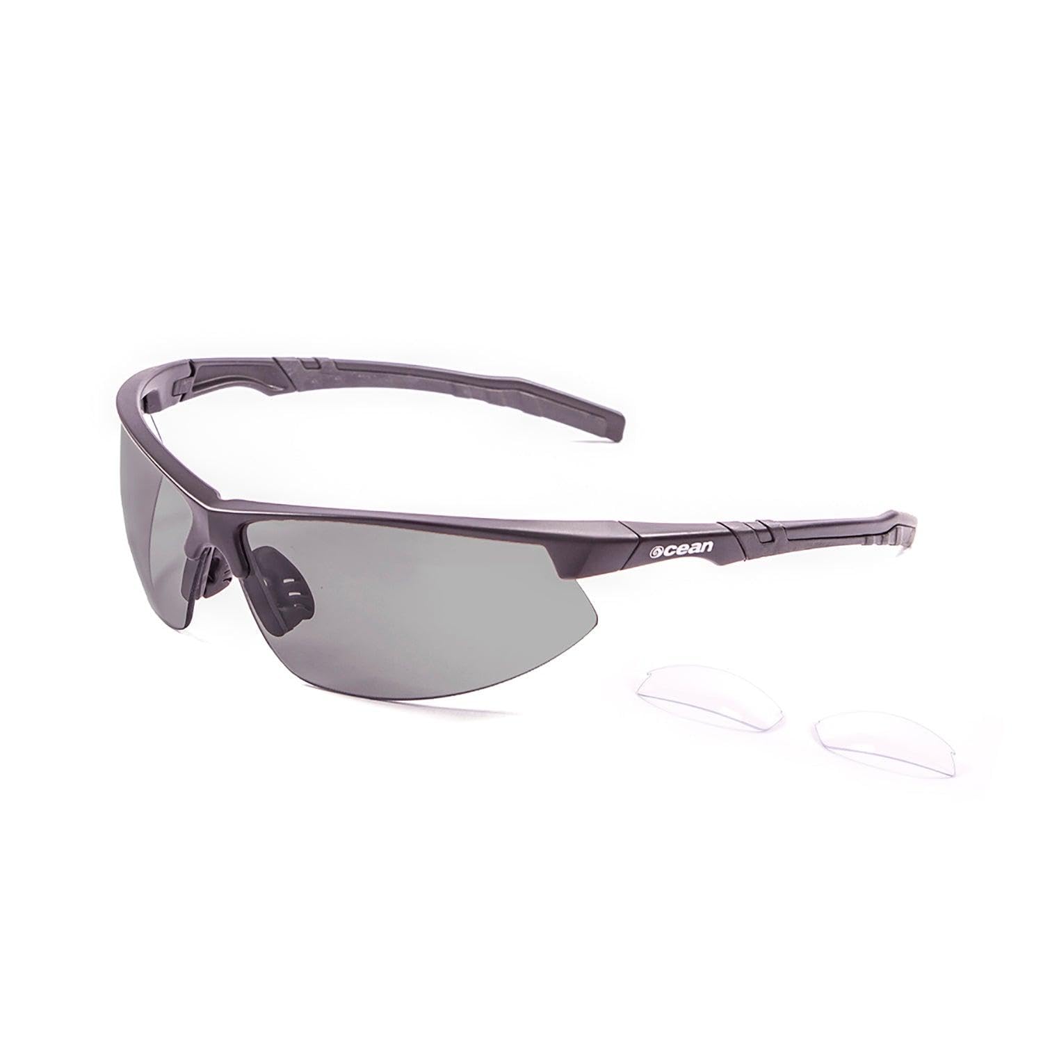 OCEAN LANZAROTE - Occhiali da sole polarizzati per ciclismo, corsa, sport, protezione UV 400 anti vento, per uomo e donna