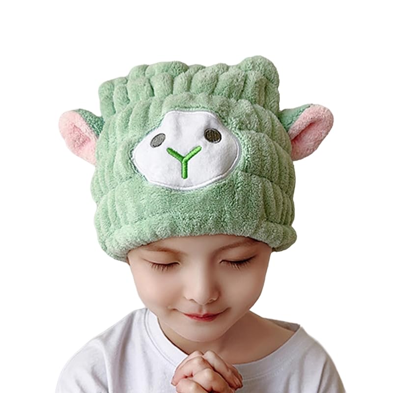 Casquette de douche pour femmes et enfants évitant les cheveux mouillés - 6