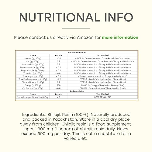 Semveta Pure Altai Shilajit Resin - 50g - Mountain Shilajit Nutrient Resin - Trace Minerals, Fulvic Acid - Tonic Vitamin for Vitality, Mental Clarity & Immune System Support - 6 Months Supply