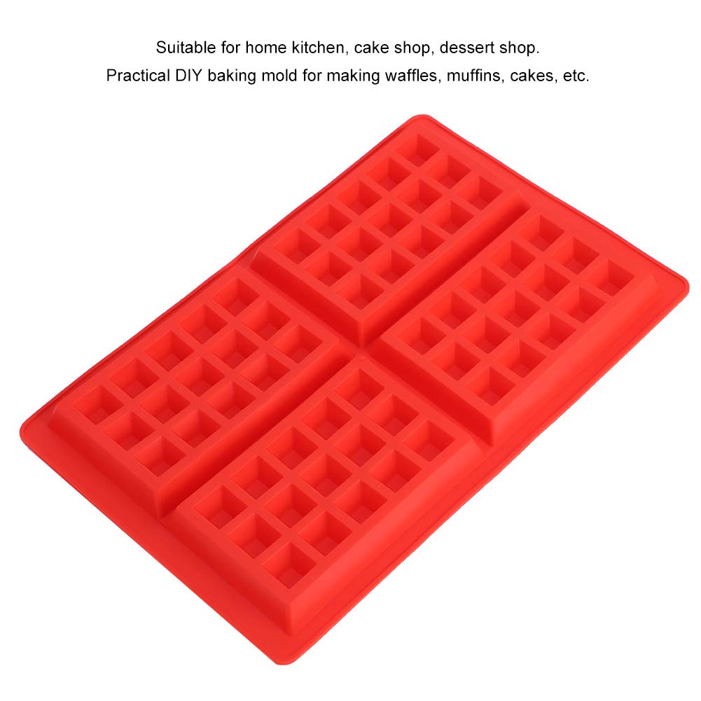 Moules Silicone Gaufres Natudeco - 2 Pièces Réutilisables - Antiadhésifs Et Lavables Au Lave-vaisselle