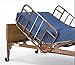 Invacare Homecare Bed Bundle | Innerspring Mattress & Half Length Bed Rails | Full-Electric Hospital Bed for Home Use