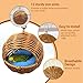 SHGNUY Rattan Bird Nest for Cage，Hanging Parakeet Bed Hammock Hideout Lay Eggs Canary Nest Sleep Parakeet Warm House Hut Parrot Cage Accessories for Cockatiel Budgerigar Finche Canaries