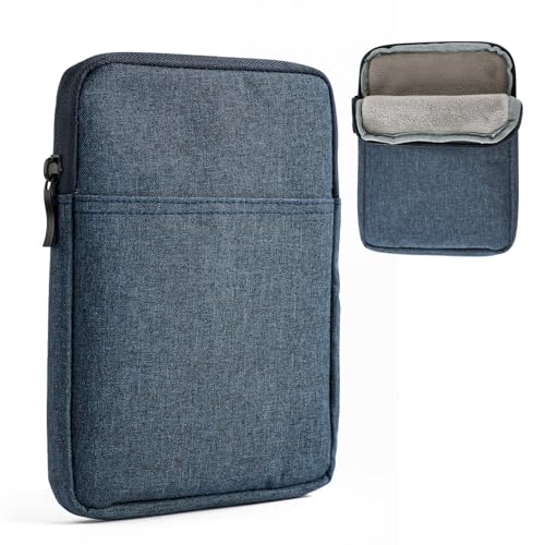 E-Reader Sleeve for Kindle 6-7 Inch Device, Ereader Protective Pouch Tablet Protective Cover E-Reader Sleeve Case (Navy Blue)
