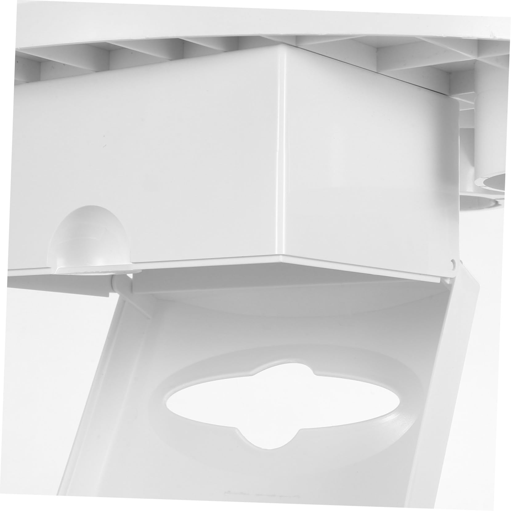 Vassoio Bianco 3 in 1 Procedura Dentale in Plastica | Porta Fazzoletti, Supporto Tazza e Vano Strumenti, per Postazione Odontoiatrica e Studio