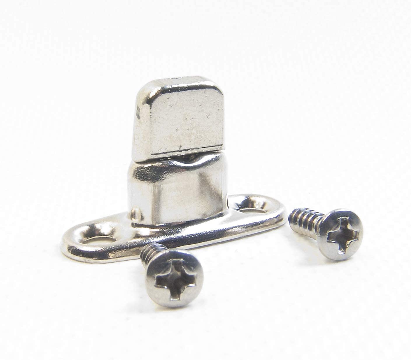 N.W. Tarp & Canvas Common Sense Fastener, Double Height Turn Button 2 Hole Stud, w/ ½ Installation Screws - 25 Piece Set