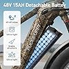 PUCKIPUPPY Electric Bike for Adults with 960W(Peak), 26" Fat Tire Electric Mountain Bike,48V 15AH Removable Battery Ebike, 28MPH Aluminum Frame E Bike with Rear Storage Shelf, Beagle(Camouflage) #4