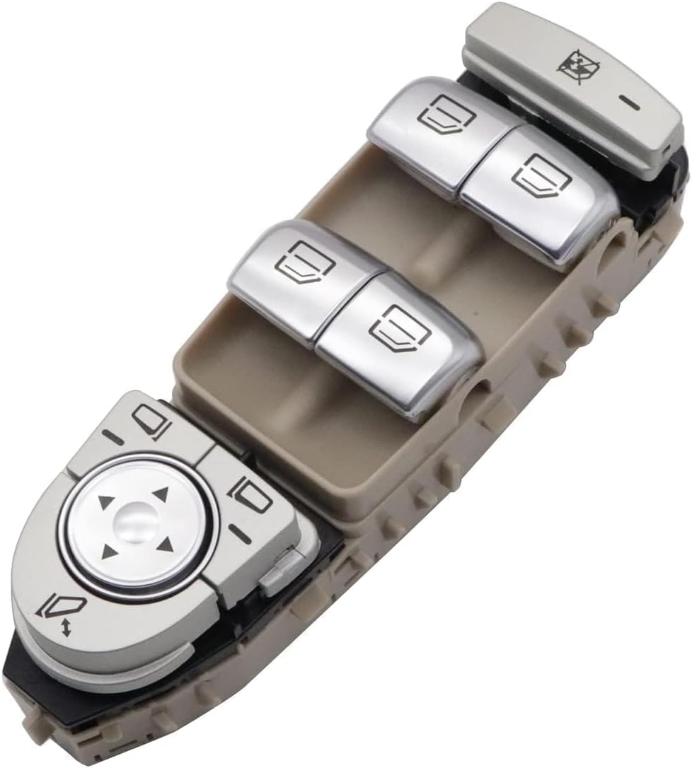 XQSMWF Master Power Window Switch Front Driver Side 222905680 2059056811 A2059056811 Compatible with Mercedes-Benz C Class C300 C350e GLC Class GLC43 AMG GLC300 C43 C63 2015 2016 2017 2018