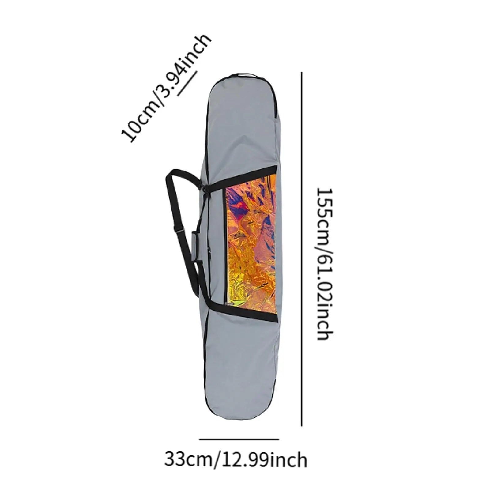 Plecak do jazdy na rolkach, Plecak na buty narciarskie Torba narty Snowboard kółkach transportowa sprzęt(Blight Gray)