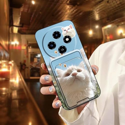 Phone Case Compatible with Oukitel C5 2025, Shockproof Card slot Design Silicone Anti-knock protective Card sleeve Dog Waterproo