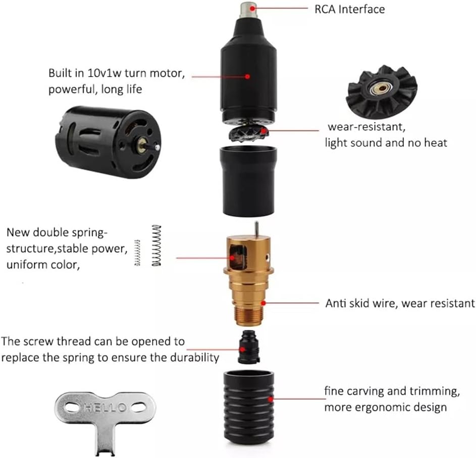 WUJIALUNb タトゥーマシンセット ロータリーマシンペンキット