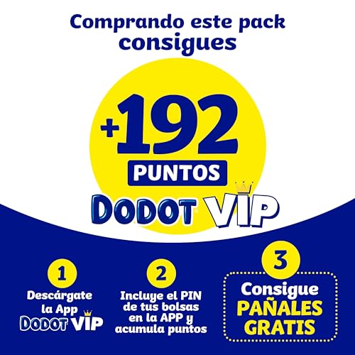 Variante de DODOT pañales Talla 3 (6-10 kg), Pack 198 + 40 toallitas
