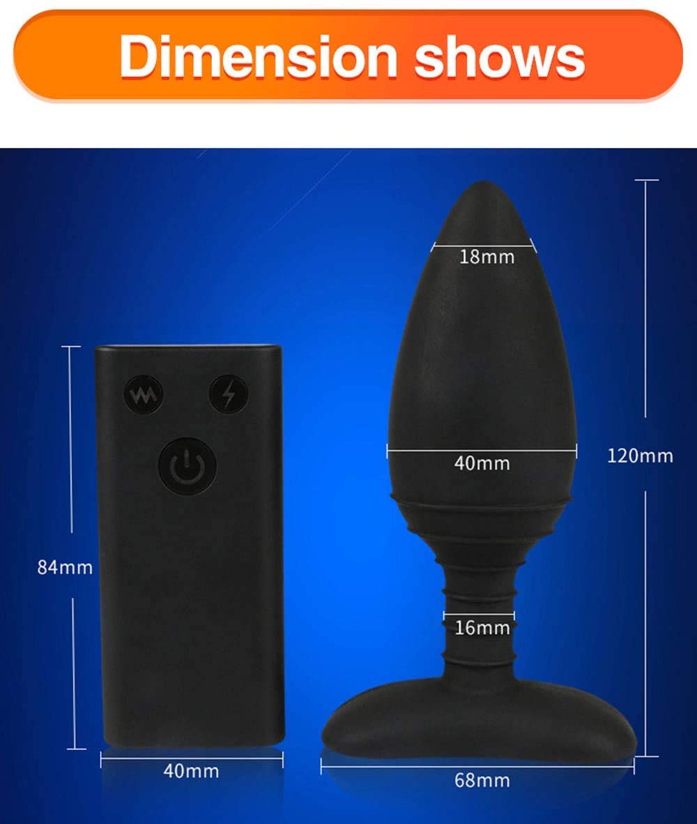 Estim Sexo, Enchufe del Extremo De Aturdimiento, Estimulador Eléctrico, La Tortura Estimulador Enchufe del Extremo, E-Stim Butt Plug Juguetes Sexuales SM
