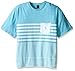 U.S. Polo Assn... Men's Big-Tall Engineered Stripe Crew Neck Pocket T-Shirt, Capri Heather, 2X