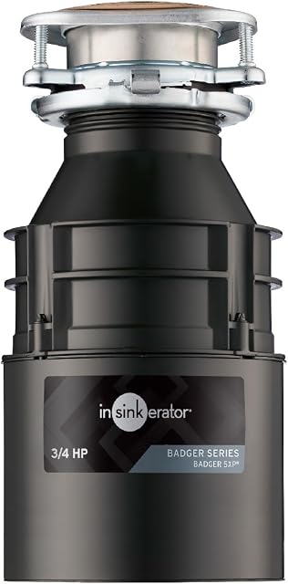 Insinkerator Badger 5XP 0,75 HP Évacuation de Déchets Alimentaires Ménagère