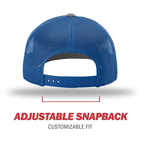 Image of Richardson 112P Patterned Snapback Trucker Hat - Custom Leather Patch Hat | No Minimals | Volume Tiered Pricing