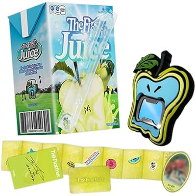 MARK - 1st Album [The Firstfruit] (First Juice Ver.) Juice Pack + Magnet + Folding Paper + Photo Card + QR CARD + Sticker + 4 Extra Photocards