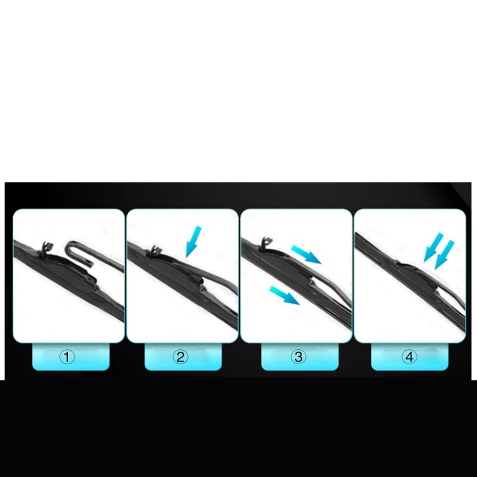 Spazzole tergicristallo Auto Auto Tergicristallo Anteriore Posteriore Spazzole Tergicristallo Parabrezza Finestra Auto Pioggia Set Kit Compatibile con Peugeot per 107 2005-2014
