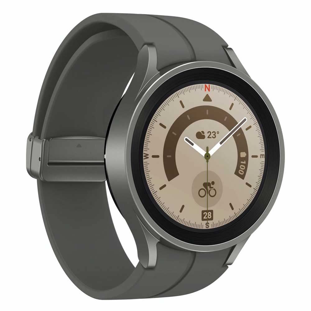 Samsung Galaxy Watch5 Pro 3,56 cm (1.4") Super AMOLED 45 mm Numérique 450 x 450 Pixels Écran Tactile 4G Titane WiFi GP