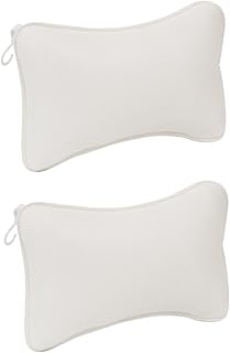 FOMIYES 2 Pcs Tub Pillow Bathtub Cushion Bath Pillow for Tub Waterproof Bath Cushion Quick Dry Bath Mat Home Spa Pillows Heel Caps for High Heels Back Car White Basin Mat The Shoulder