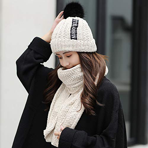Bonnet tricoté chapeau femme hiver chaud occasionnel bonnet en tricot
