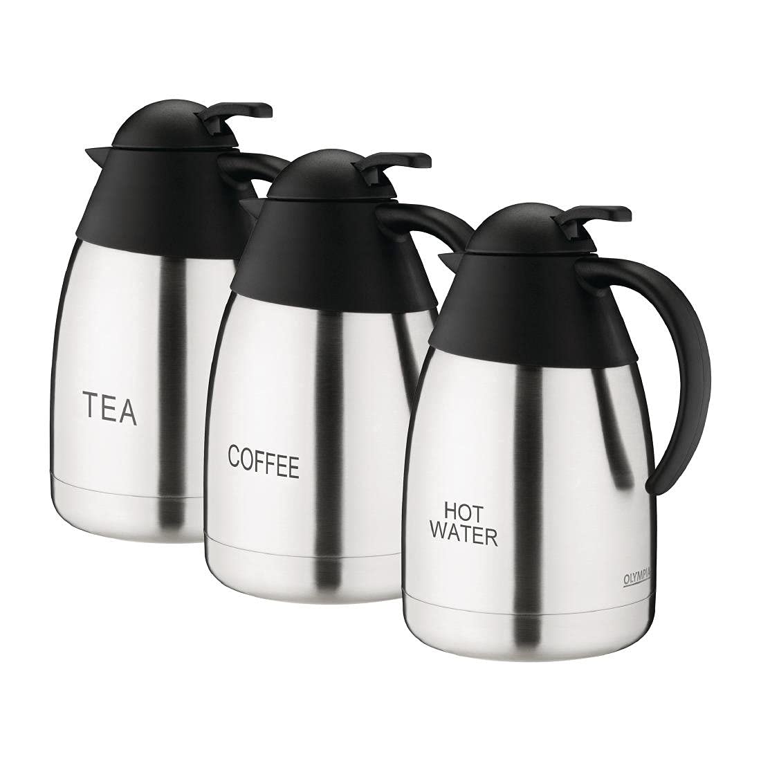 Olympia isoleerkan RVS 1,5L HOT WATER