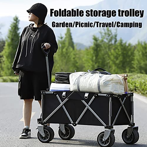 Garden Trolley Draagbare Campingtrolley Met Plafond, Opvouwbare Tuintrolley Voor Thuis, Afneembare En Wasbare Oxford… - Image 3