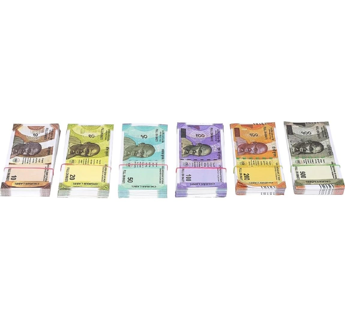 Fake Money 9 x 6 Units Set 54 Note for Kids Learn Money Skills Dummy Note Nakli Note Set All New 10 | 20 | 50 | 100 | 200 | 500 Artificial Playing Currency - Multi Color by 4GX (B0CPPWC8M6) Amazon Price History, Amazon Price Tracker