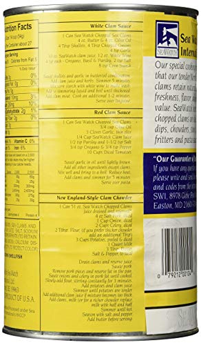 Chopped Sea Clams 2/51 Oz. (Basic pack), Set of 2