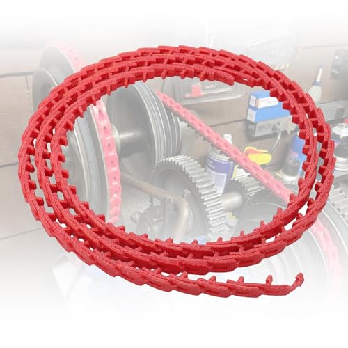 Image of 10FT Power Twist V Belt 3 /8-inch x 10 Feet Z Type, Industrial Rubber Adjustable Link Drive V-Belts for Lathes, Drill Press, Table Saws, Tractor Starter,3L Profile, 3 /8 inch Width, 120 inch Length