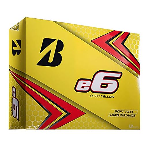 Bridgestone 2019 e6 Pelotas de Golf Amarillas (una docena)