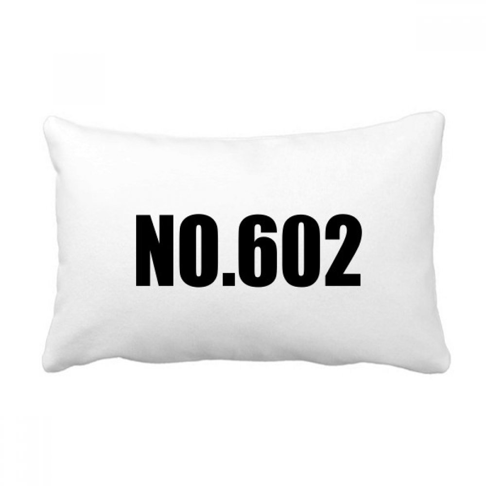 Coussin de canapé multicolor No.602 : cadeau original numéro chance