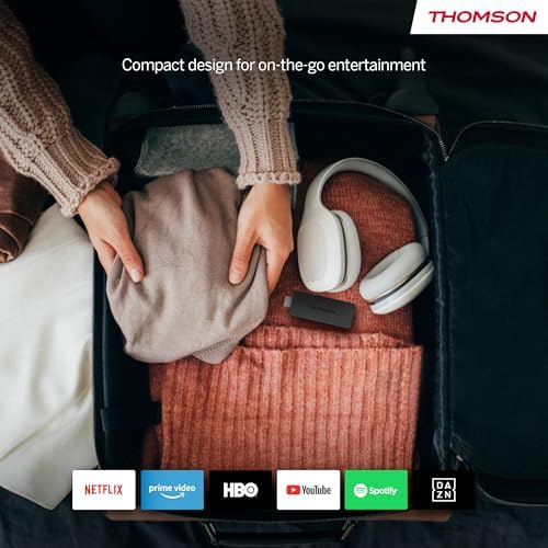 THOMSON Streaming Stick 140 TV Stick 4K UHD Dolby Atmos Android TV Media Player - Görsel 5