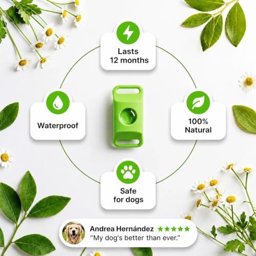 Paw Core Collar Anti Pulgas, Pawcore Anti Pulgas Natural Dog Tag — view 4