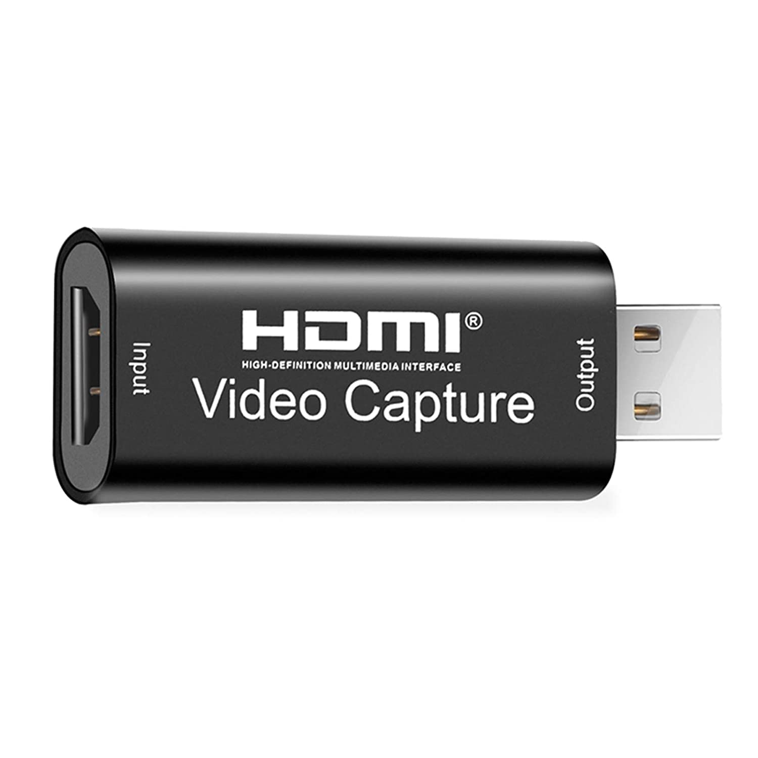 MICROWARE Audio Video Capture Cards HDMI to USB, Full HD 1080p USB 2.0 Record via DSLR Camcorder Action Cam, Live Streaming, Live Broadcasting HDMI Capture - Black-image-41