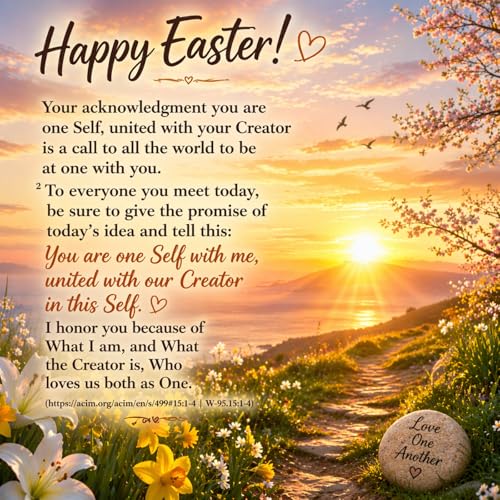 Easter Meditation - Celebrating our Connection with the Creator