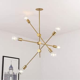 Plafonnier Lustre Luminaire Chic Suspendu LED Circulaire, Métal - Abat-jour L50cm*L50cm*H20cm / L19,69'' x L19,69'' x H7,87'' / Noir