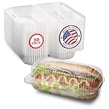 MT Products Plastic Hot Dog Container - 6.5