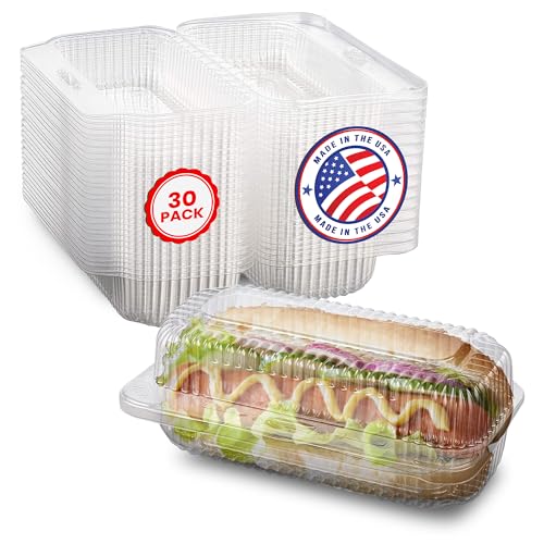 MT Products Plastic Hot Dog Container - 6.5